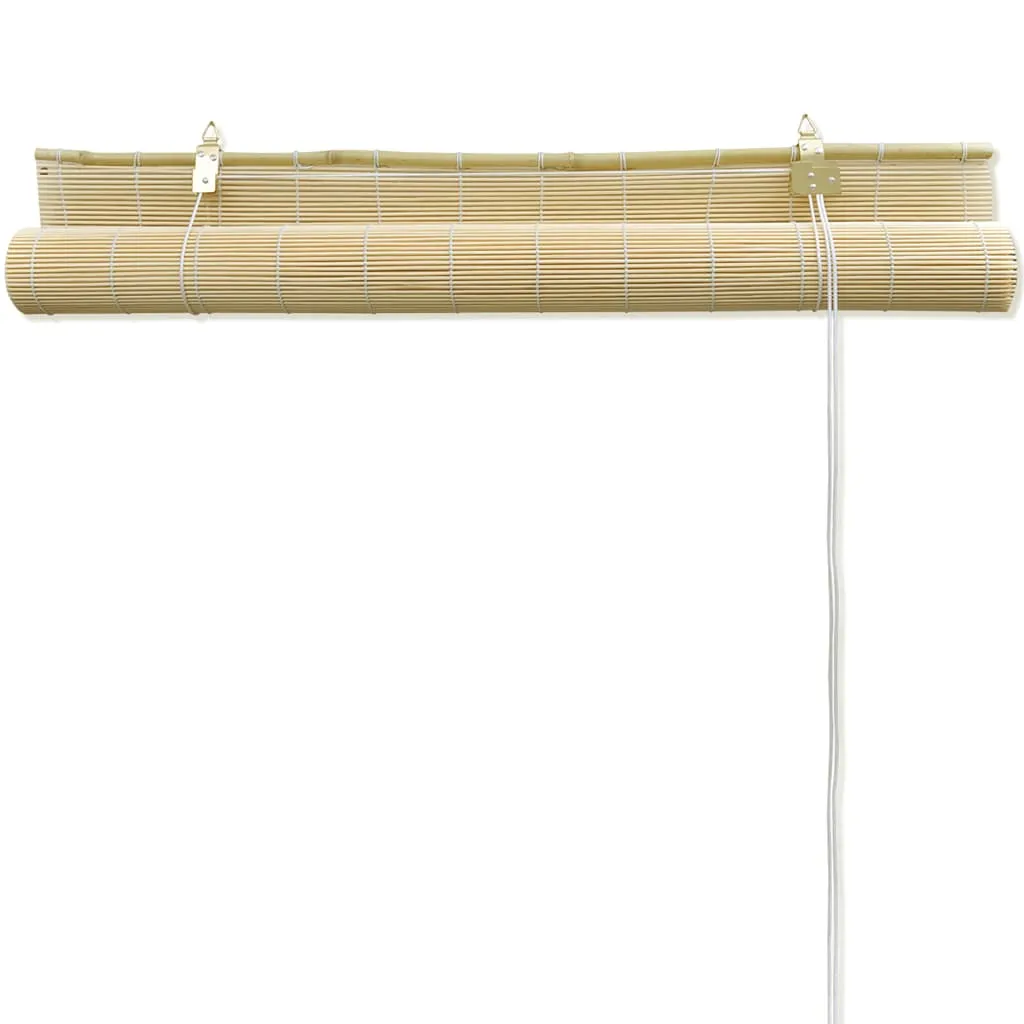 Natural Bamboo Roller Blinds 120 x 220 cm