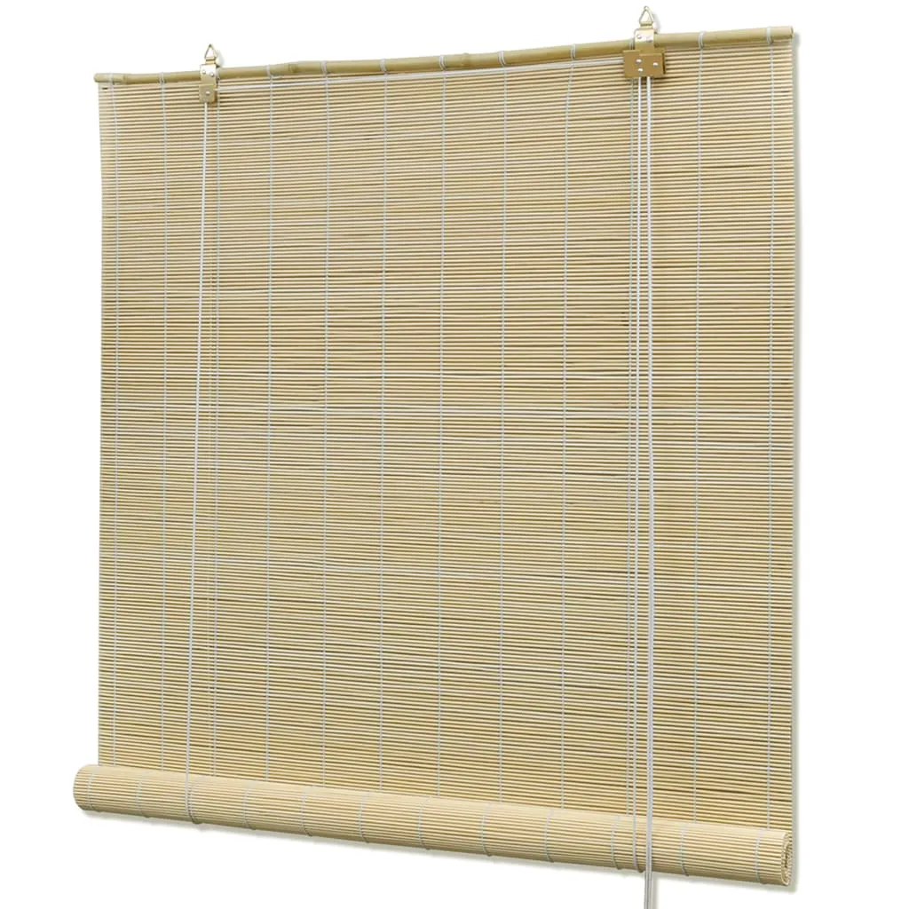 Natural Bamboo Roller Blinds 120 x 220 cm