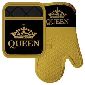 QUEEN MITT/POT HOLDER SET