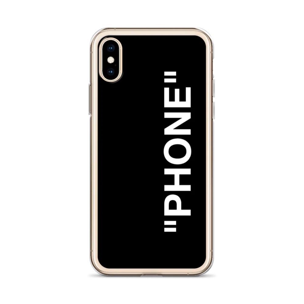 "PRODUCT" Series "PHONE" iPhone Case Black