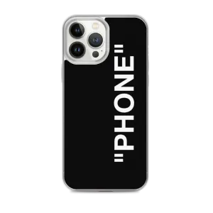 "PRODUCT" Series "PHONE" iPhone Case Black