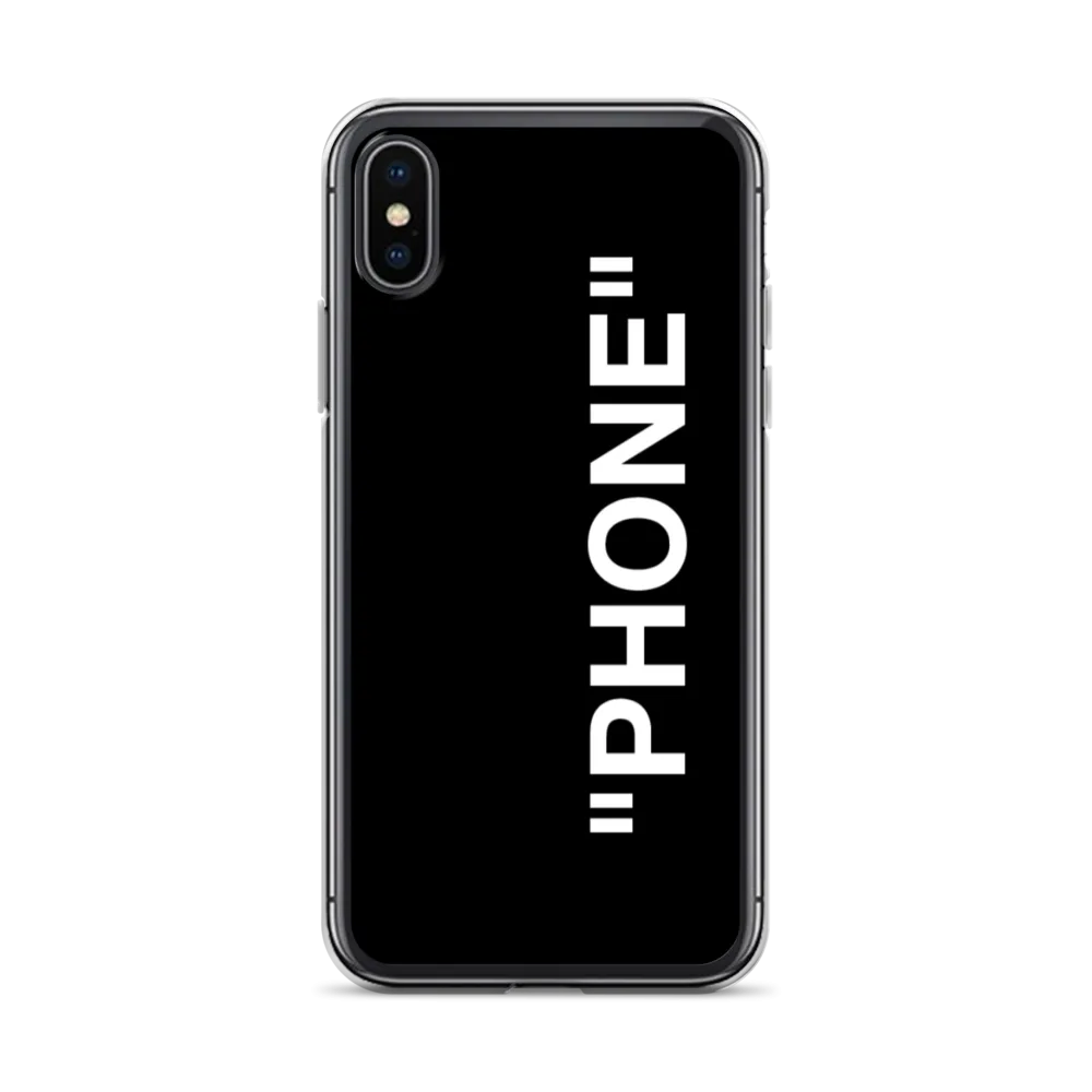 "PRODUCT" Series "PHONE" iPhone Case Black