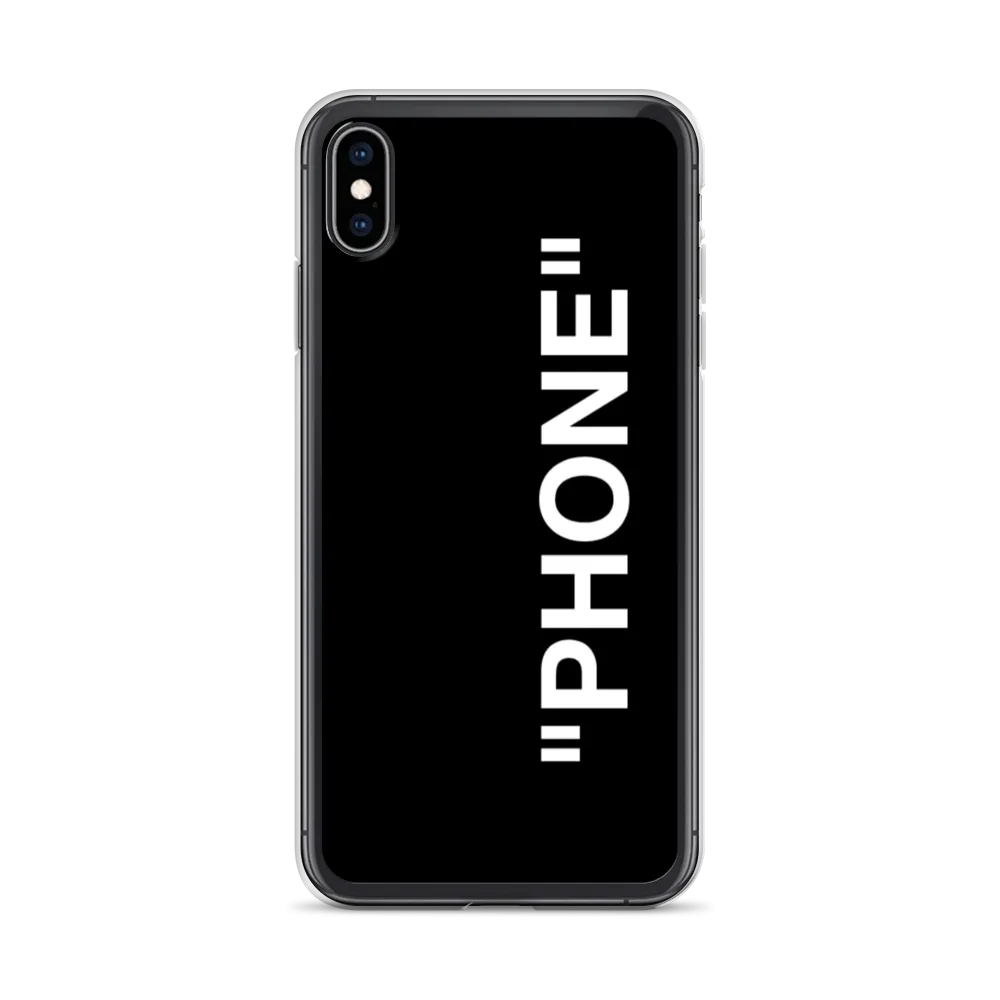 "PRODUCT" Series "PHONE" iPhone Case Black