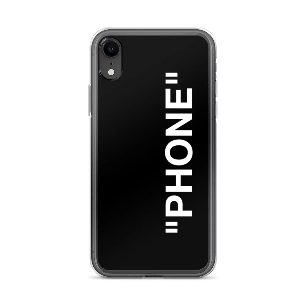 "PRODUCT" Series "PHONE" iPhone Case Black