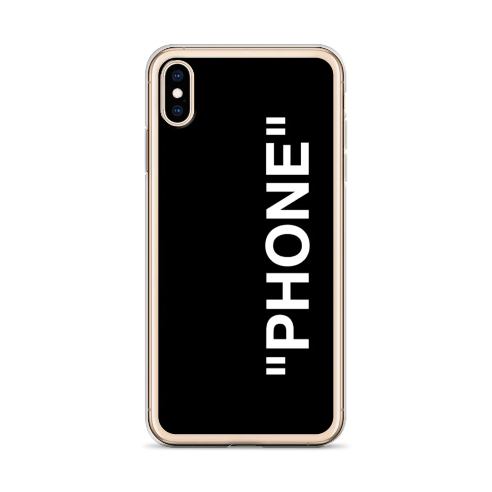 "PRODUCT" Series "PHONE" iPhone Case Black