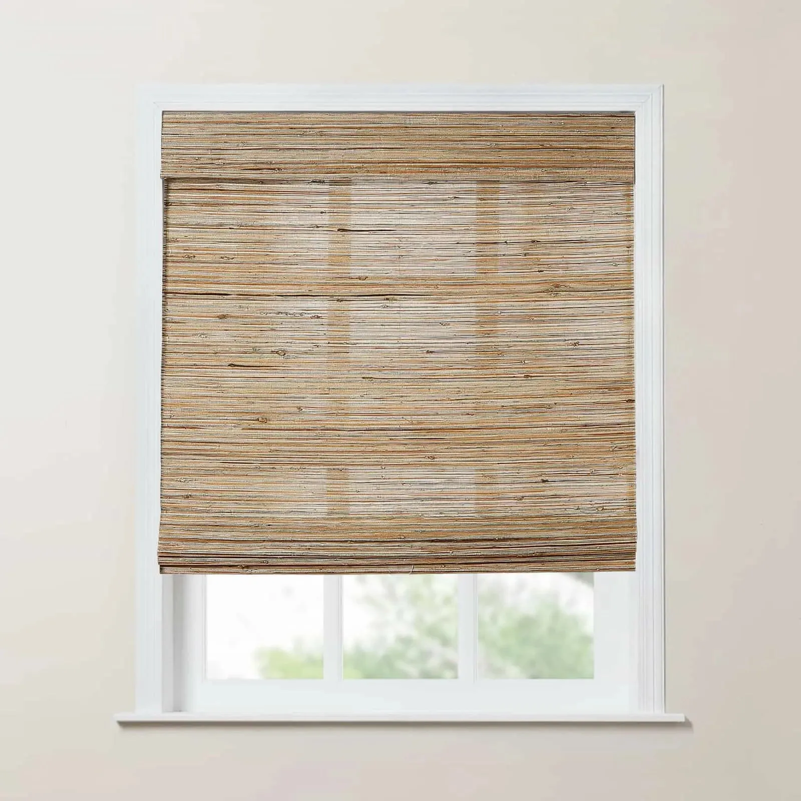 Rae Natural Ramie Jute Woven Wood Shades - Series M