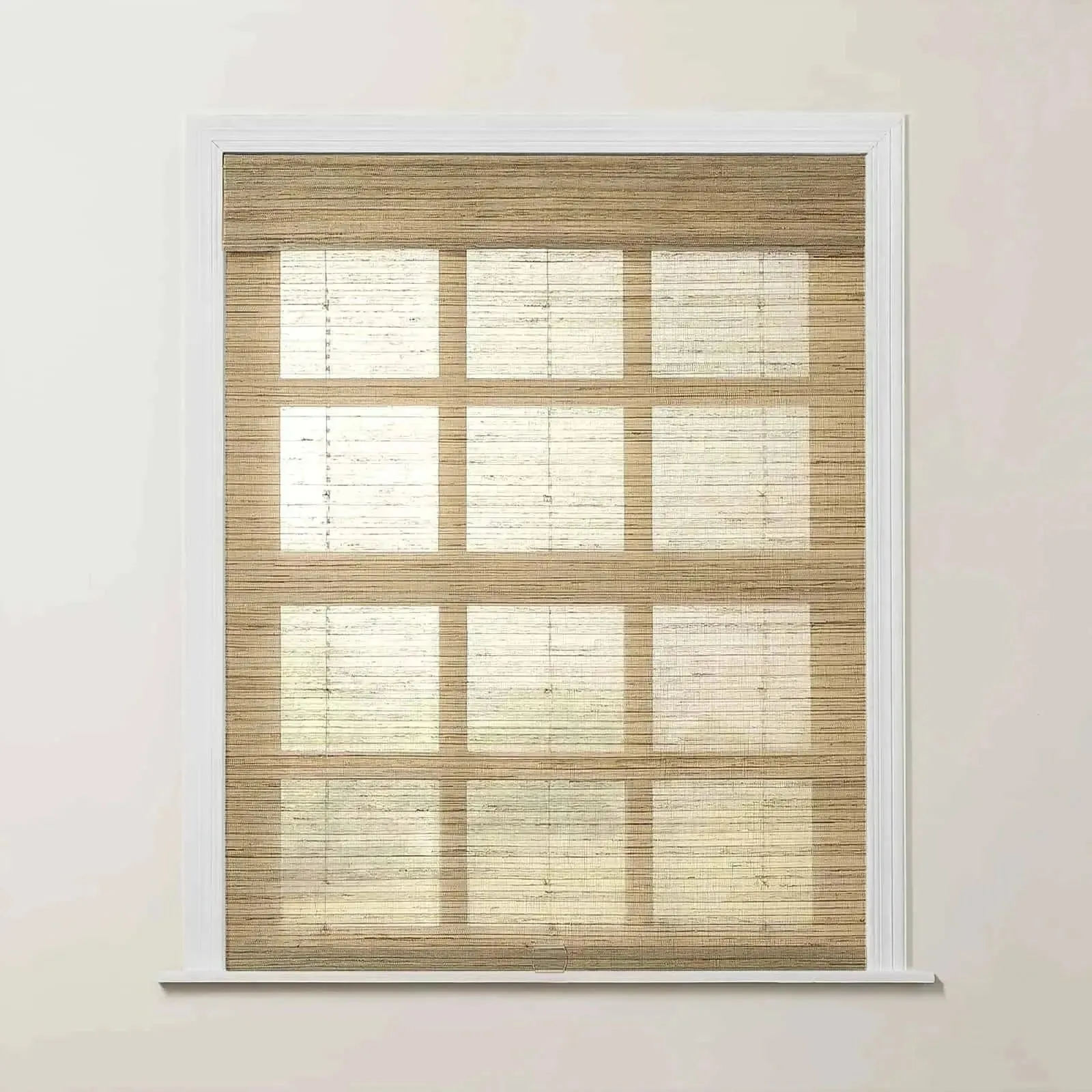 Rae Natural Ramie Jute Woven Wood Shades - Series M