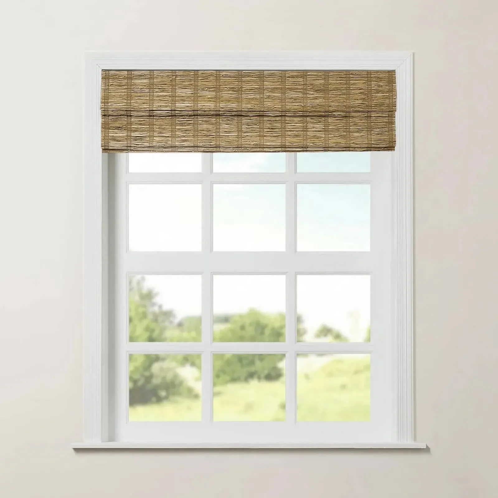 Rae Natural Ramie Jute Woven Wood Shades - Series M