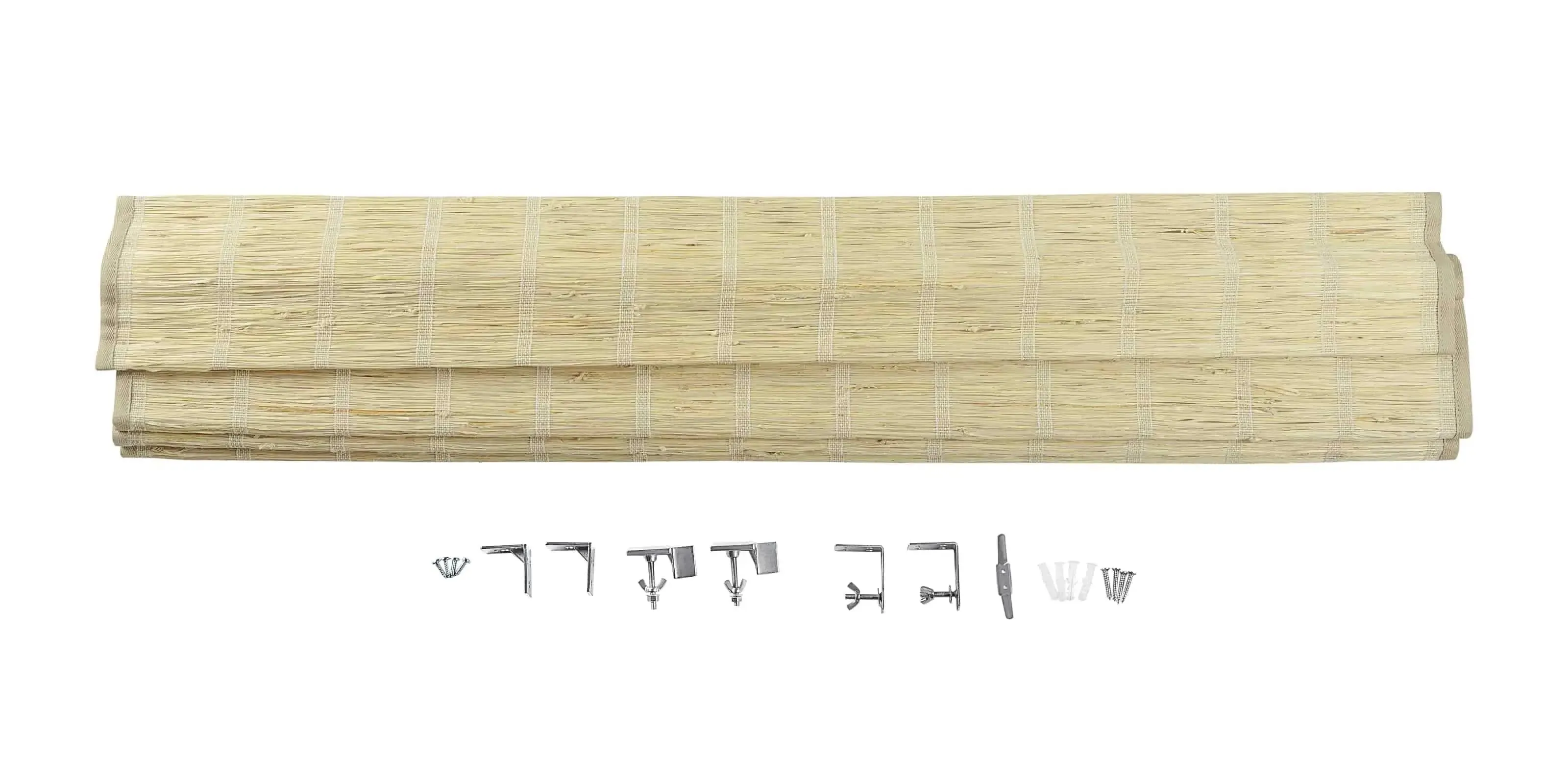 Rae Natural Ramie Jute Woven Wood Shades - Series M