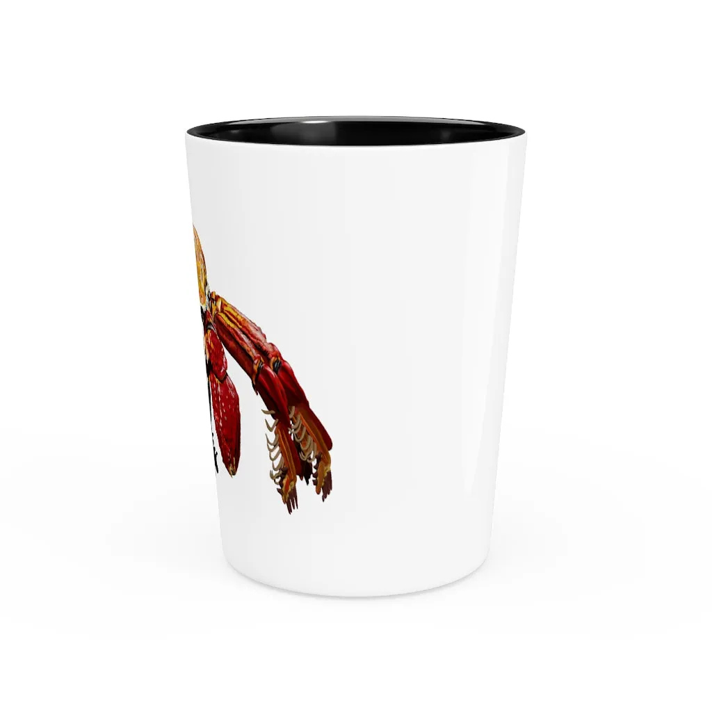 Red Crab Shot Glass