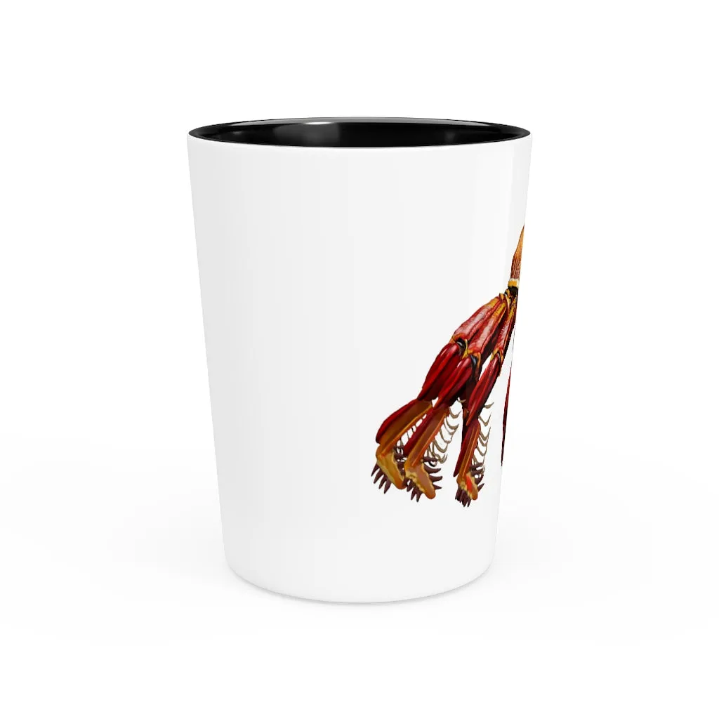 Red Crab Shot Glass