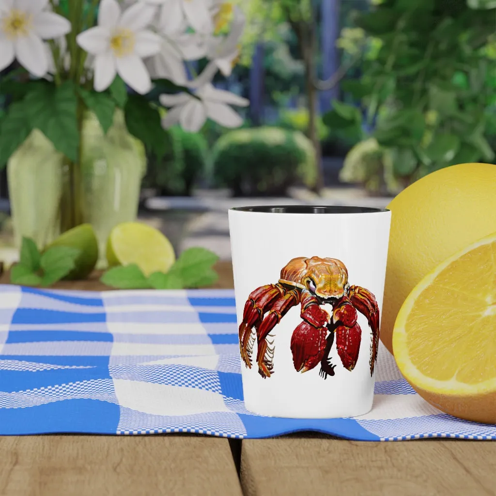 Red Crab Shot Glass