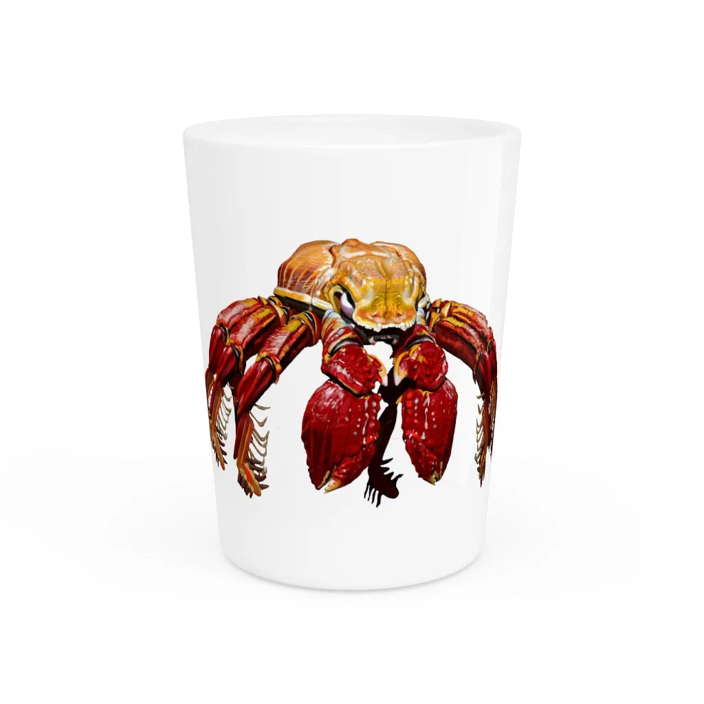 Red Crab Shot Glass