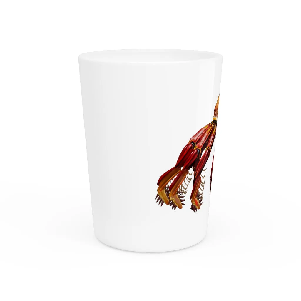 Red Crab Shot Glass