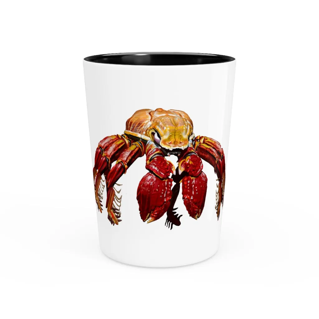 Red Crab Shot Glass