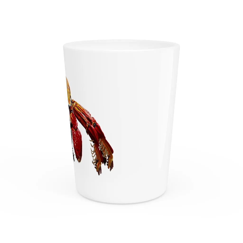 Red Crab Shot Glass