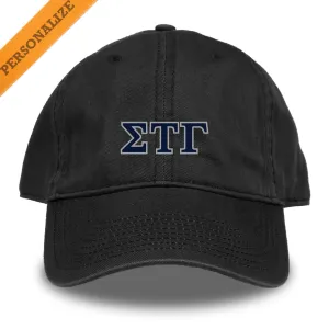 Sig Tau Personalized Black Hat