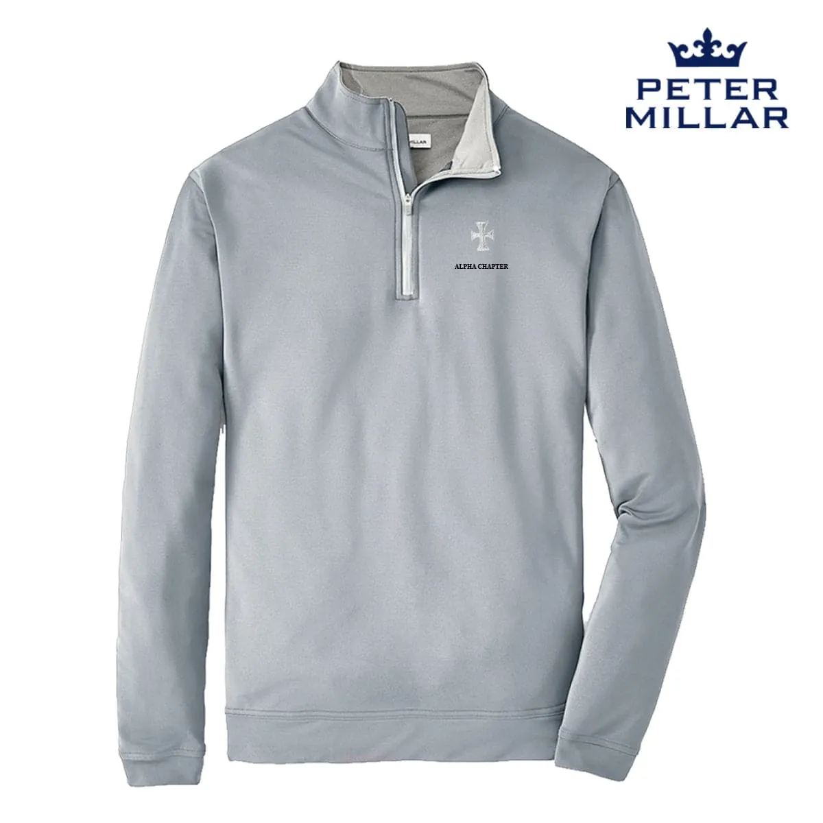 Sigma Chi Personalized Peter Millar Perth Stretch Quarter Zip