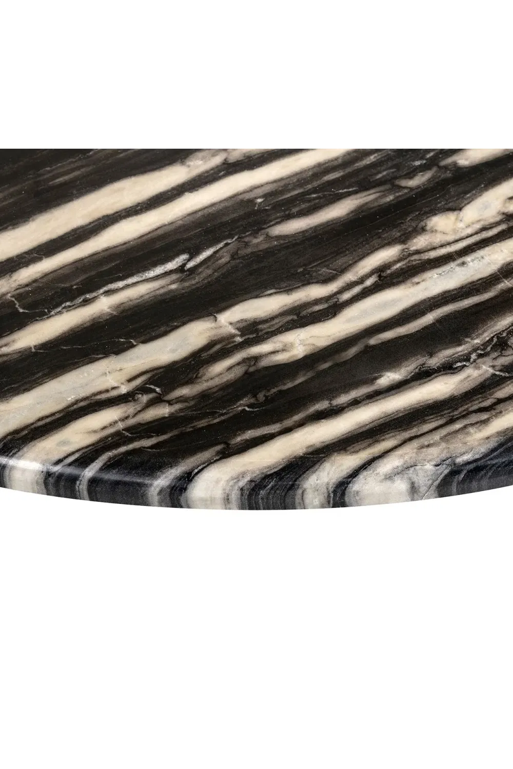 Sleek Black Marble Coffee Table | OROA Bancroft