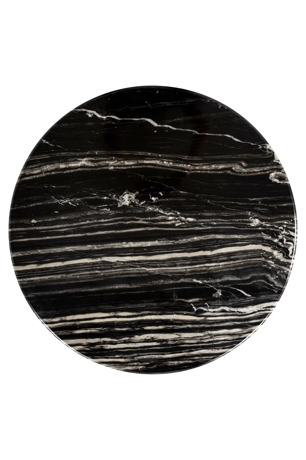 Sleek Black Marble Coffee Table | OROA Bancroft