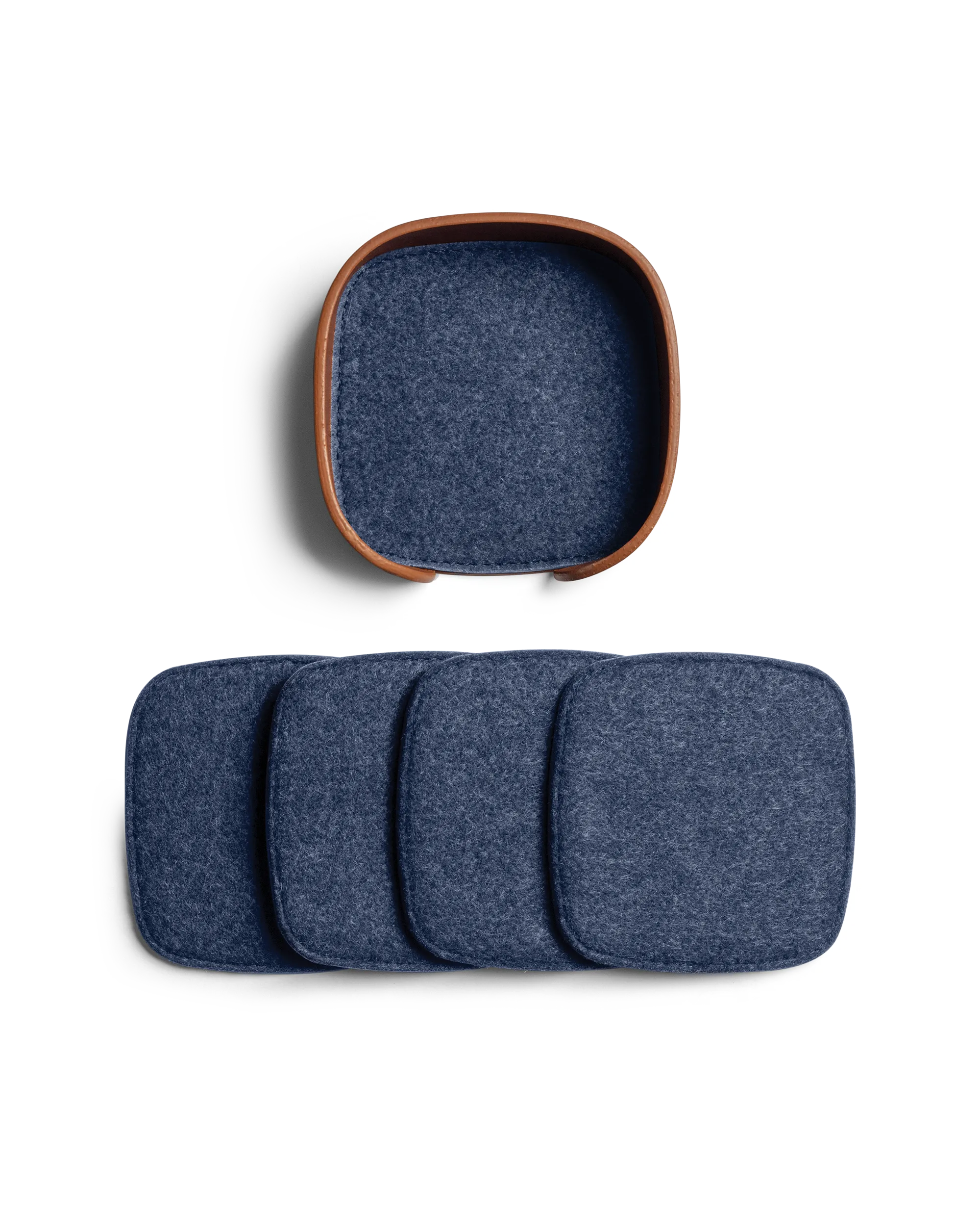 Squircle Felt Coaster Set