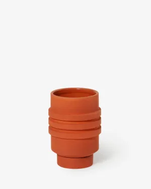 Strata Plant Vessel – Terracotta