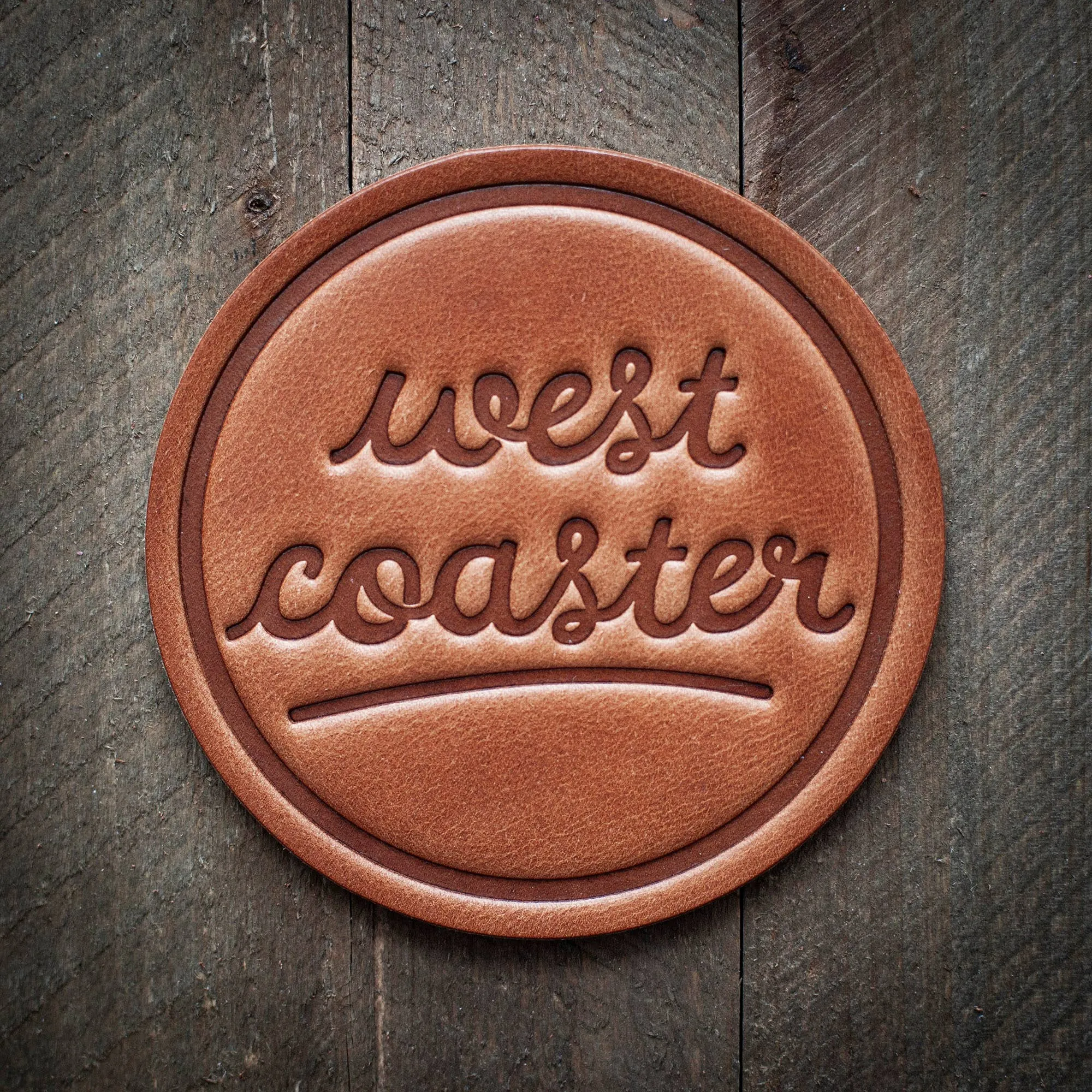 Sugarhouse Leather - West Coaster Leather Coaster