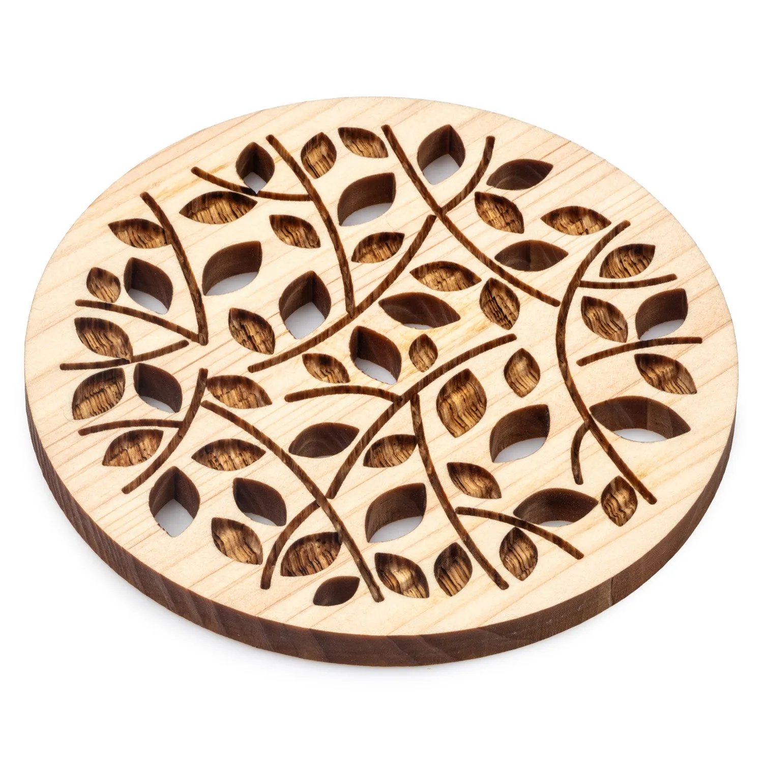 Sunbeams Natural Wood Premium Japanese Coaster