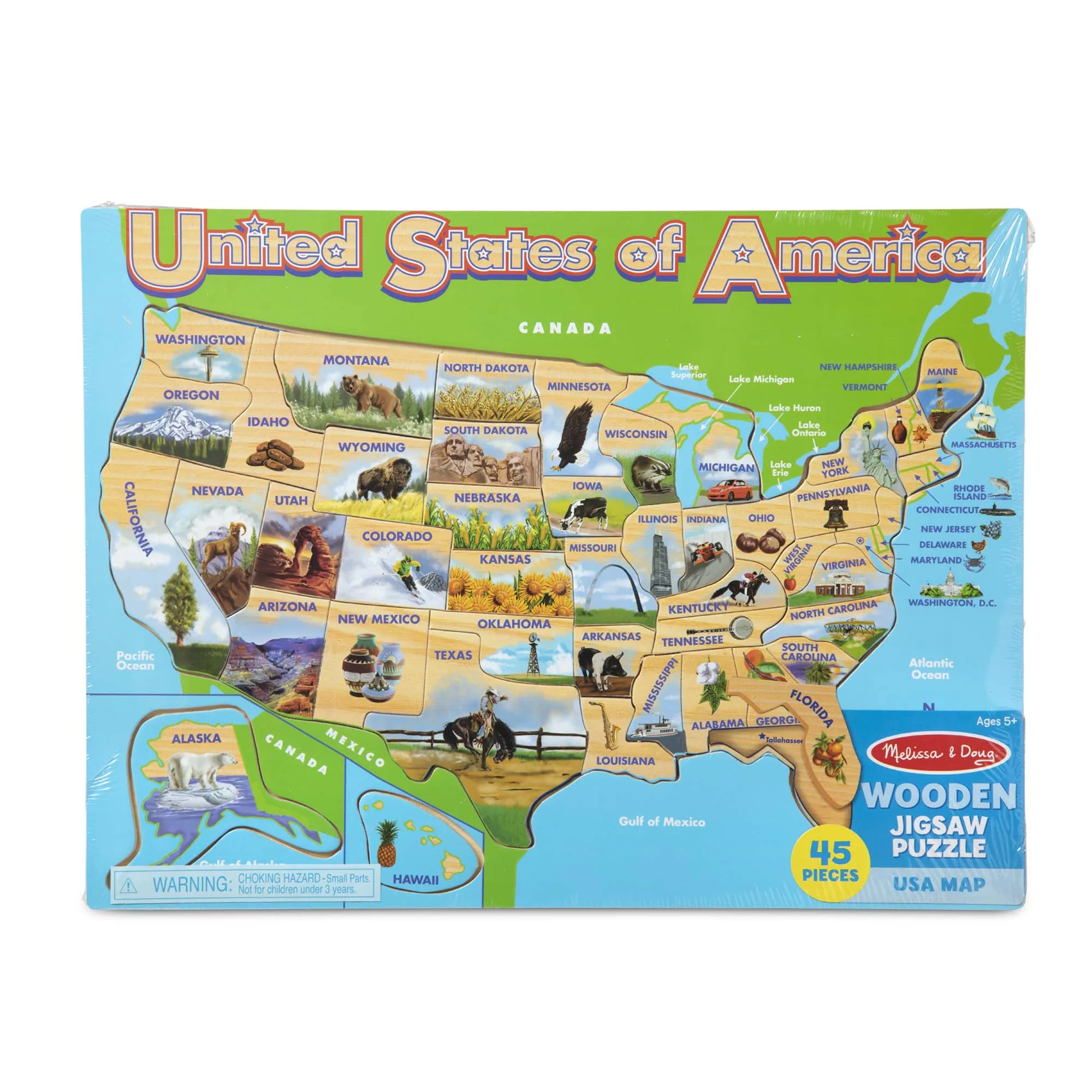 USA Map Jigsaw Puzzle