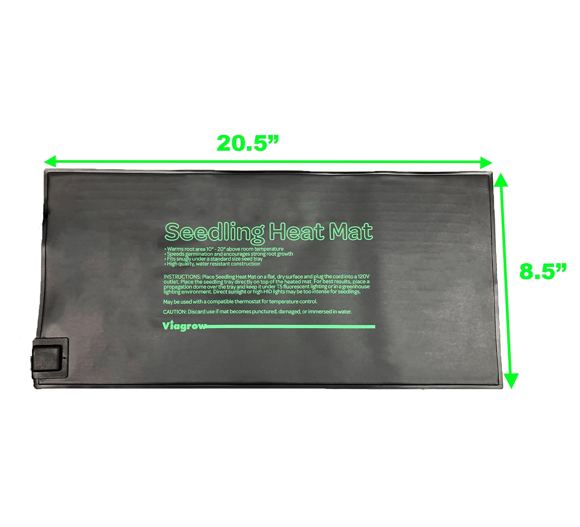 Viagrow 20.5" x 8.5" Seedling Heat Mat (Case of 25)