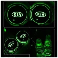 Vibrant Car LED Cup Holder Pads