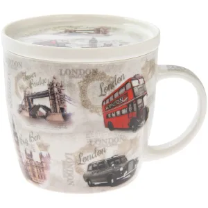 Vintage London Mug & Coaster Gift Set