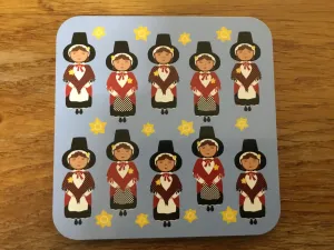 'Welsh Ladies' Coaster