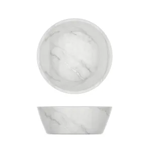 White Marble Agra Melamine Bowl 12.7 x 4.5cm - Pack 24