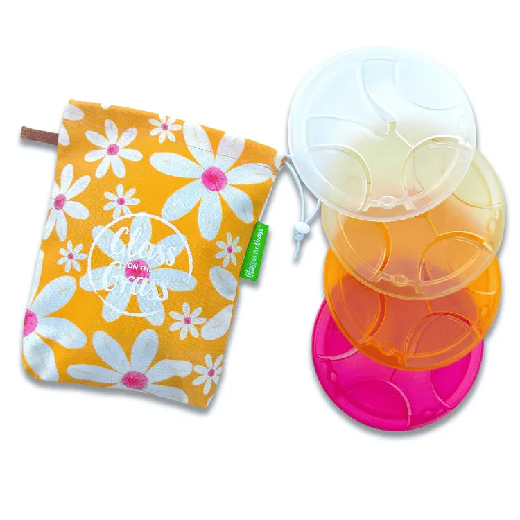 Wine Glass Coaster Holder | Resin 4 Pack